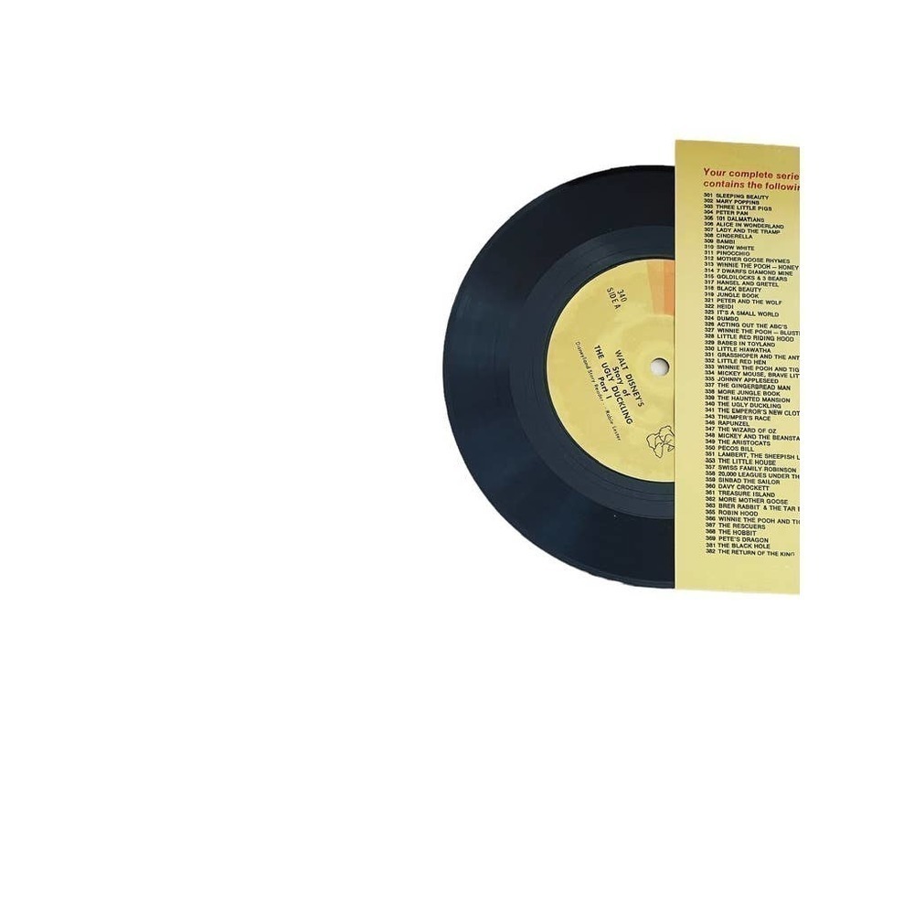 VINTAGE The ugly Duckling read along record book - Picture 4 of 5